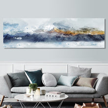 Load image into Gallery viewer, Long Landscape Abstract Mountain Sofa Background Canvas Paintings Poster Print Wall Art Pictures Living Room Home Decor NO FRAME